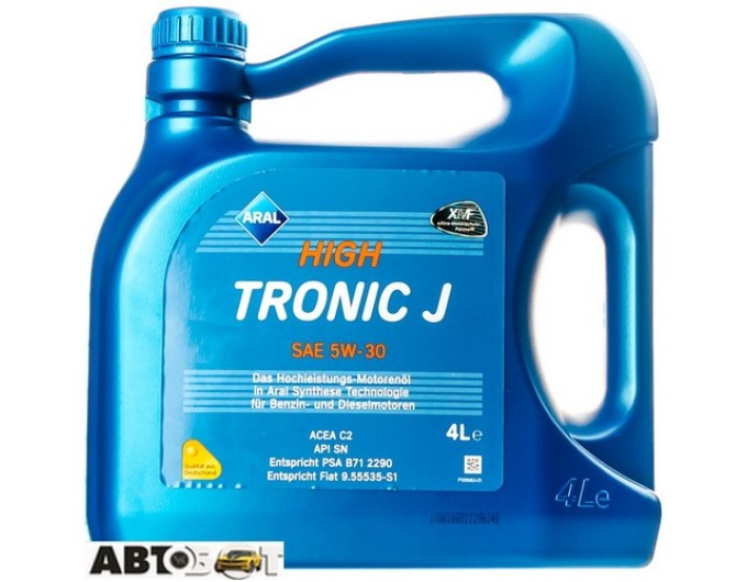 Моторное масло ARAL HighTronic J 5W-30 4л, цена: 2 470 грн.