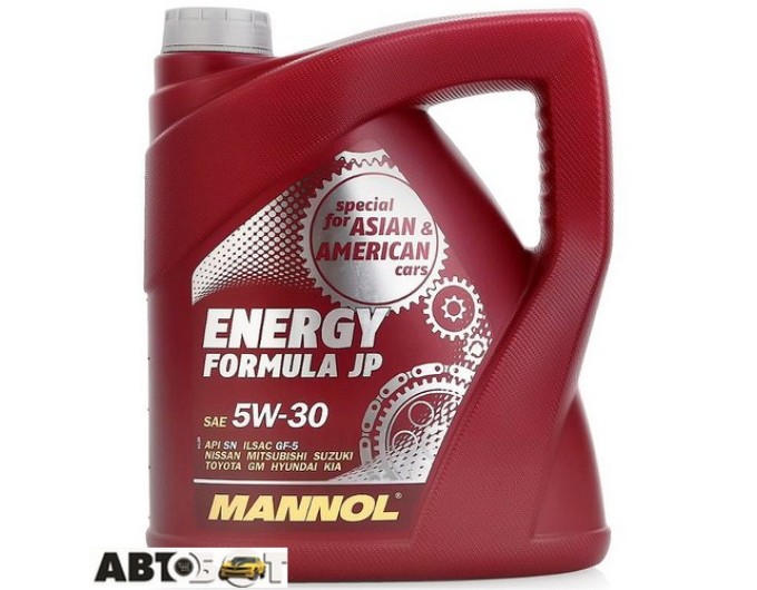 Моторна олива MANNOL ENERGY FORMULA JP 5W-30 4л, ціна: 2 529 грн.