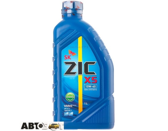 Моторное масло ZIC X5 10W-40 DIESEL 1л, цена: 401 грн.