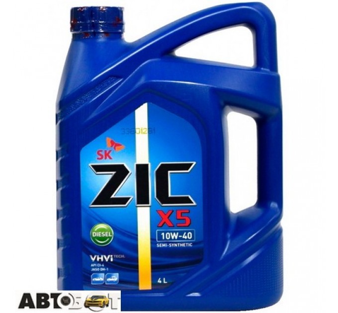  Моторное масло ZIC X5 Diesel 10W-40 4л