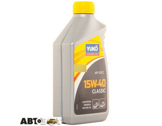 Моторное масло Yuko CLASSIC 15W-40 1л, цена: 318 грн.