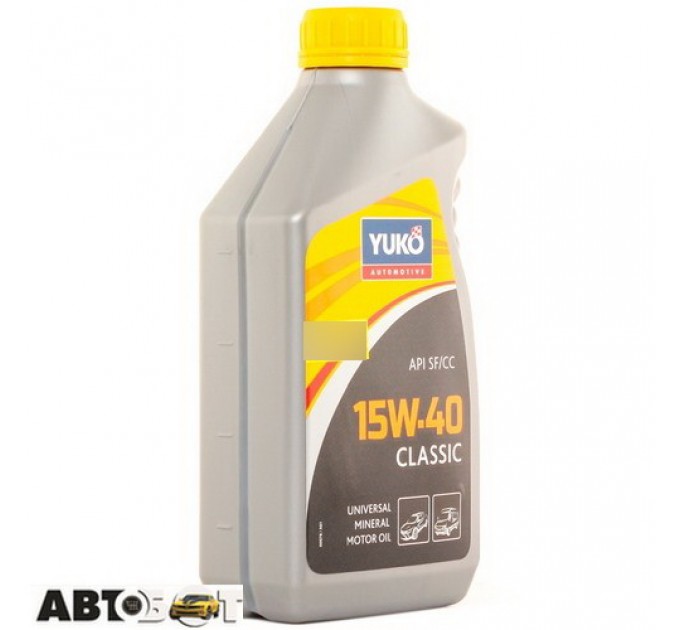  Моторное масло Yuko CLASSIC 15W-40 1л