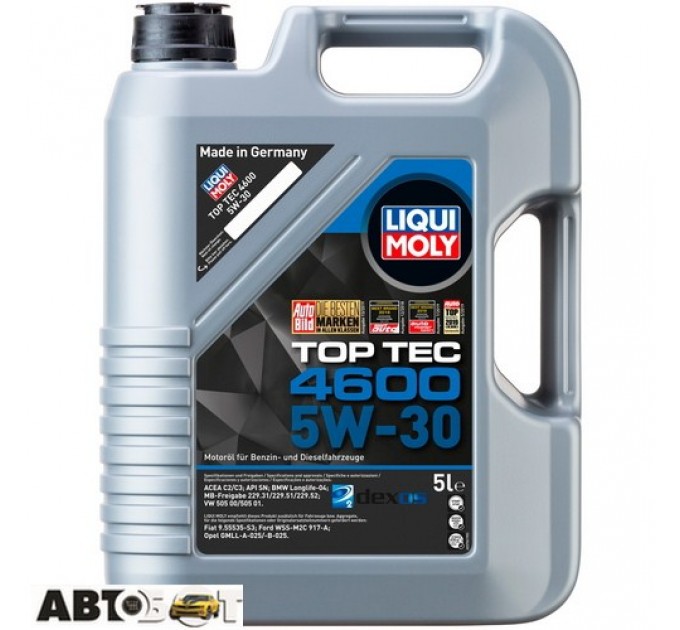 Моторное масло LIQUI MOLY TOP TEC 4600 5W-30 8033 5л, цена: 3 224 грн.