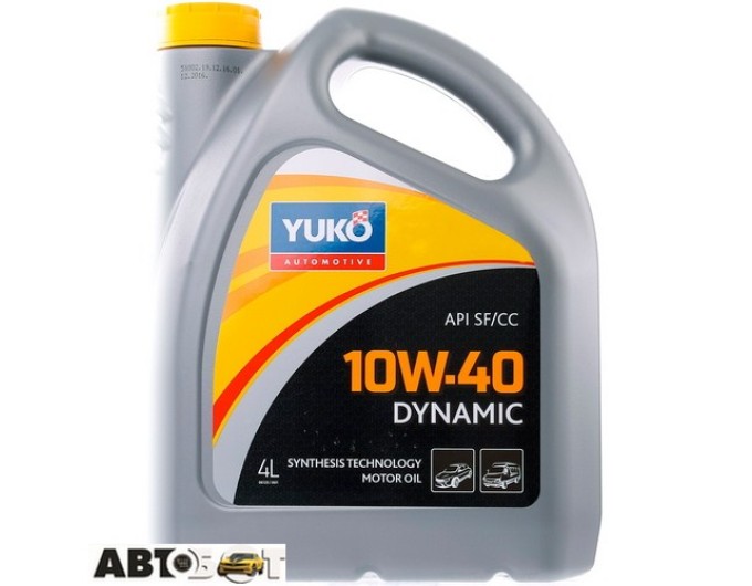 Моторное масло Yuko DYNAMIC 10W-40 4л, цена: 1 208 грн.