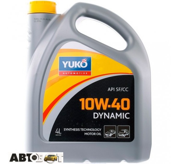  Моторное масло Yuko DYNAMIC 10W-40 4л