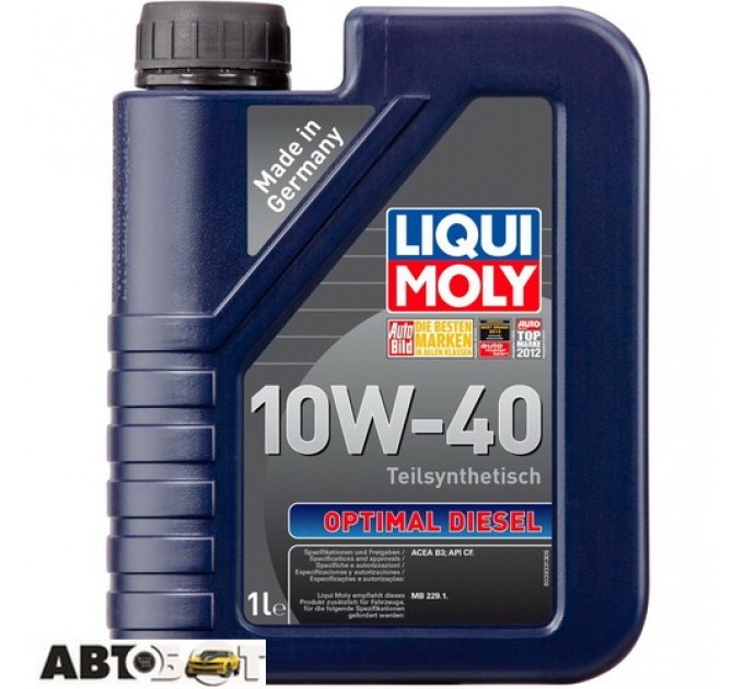 Моторное масло LIQUI MOLY Optimal Diesel 10W-40 3933 1л, цена: 462 грн.