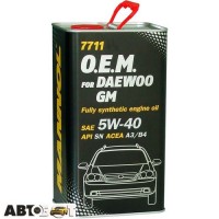Моторное масло MANNOL 7711 O.E.M. for Daewoo 5W-40 4л