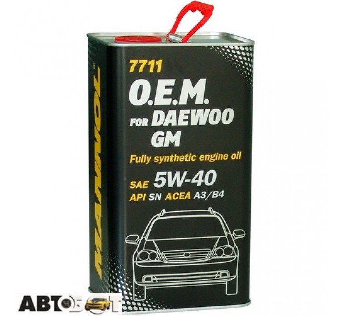 Моторное масло MANNOL 7711 O.E.M. for Daewoo 5W-40 4л, цена: 1 146 грн.