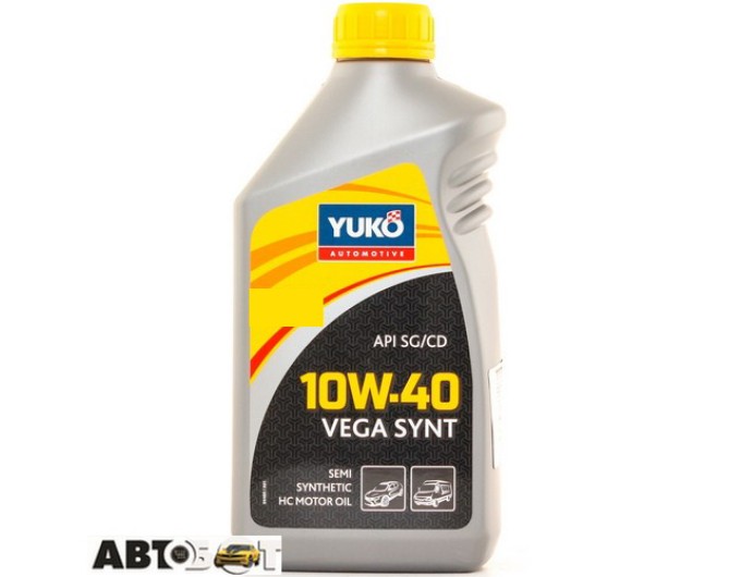 Моторное масло Yuko VEGA SYNT 10W-40 1л, цена: 366 грн.