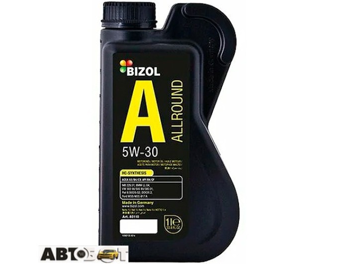 Моторное масло BIZOL Allround 5W-30 B85110 1л, цена: 534 грн.