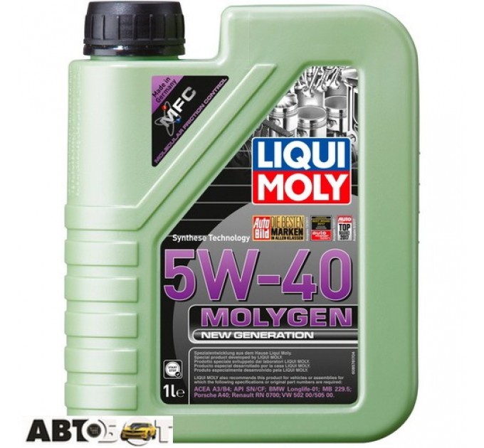 Моторное масло LIQUI MOLY Molygen New 5W-40 9053 1л, цена: 696 грн.
