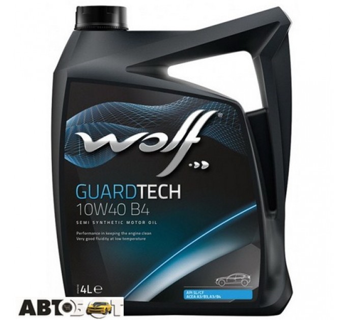  Моторное масло WOLF GUARDTECH 10W-40 B4 4л