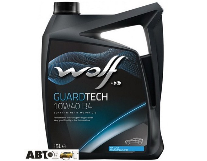 Моторное масло WOLF GUARDTECH 10W-40 B4 5л, цена: 1 233 грн.