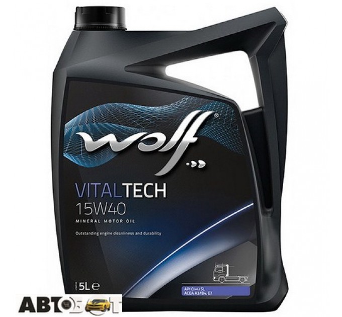  Моторное масло WOLF VITALTECH 15W-40 5л