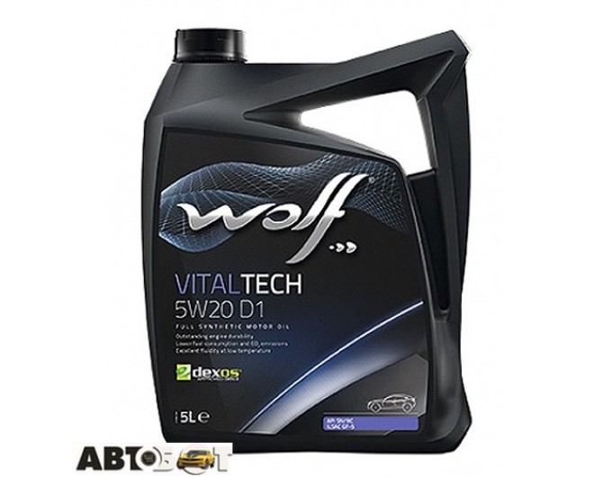 Моторное масло WOLF VITALTECH 5W-20 D1 4л, цена: 1 048 грн.
