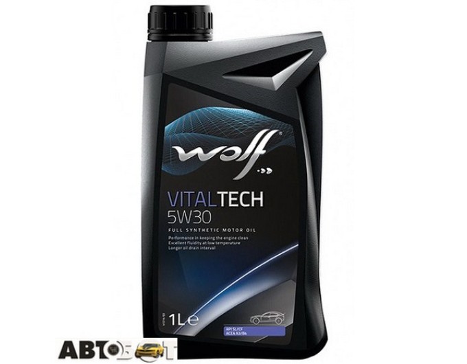 Моторное масло WOLF VITALTECH 5W-30 1л, цена: 356 грн.