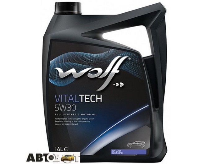Моторна олива WOLF VITALTECH 5W-30 4л, ціна: 1 315 грн.