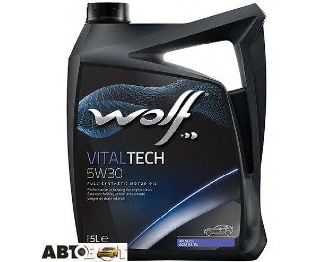 Моторна олива WOLF VITALTECH 5W-30 5л, ціна: 1 525 грн.