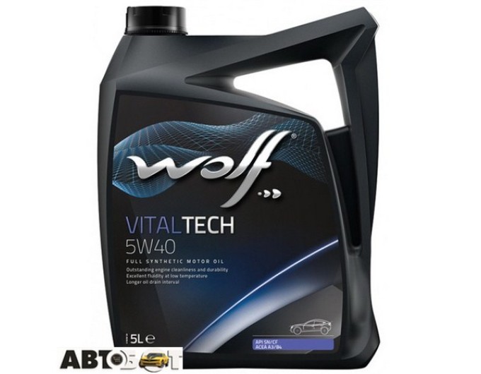 Моторное масло WOLF VITALTECH 5W-40 5л, цена: 1 585 грн.