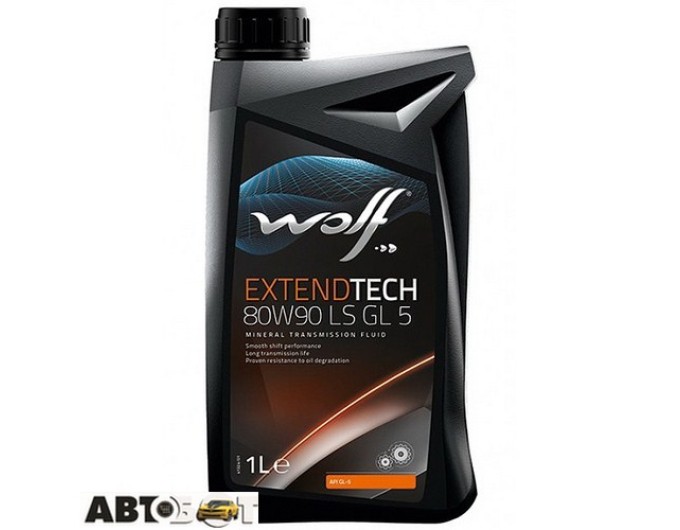 Трансмиссионное масло WOLF EXTENDTECH 80W-90 LS GL-5 1л, цена: 474 грн.