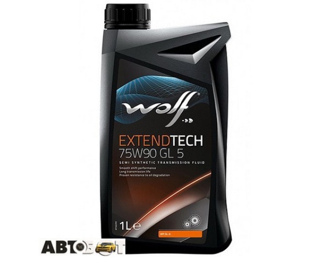 Трансмиссионное масло WOLF EXTENDTECH 75W-90 GL-5 1л, цена: 446 грн.