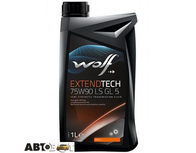 Трансмиссионное масло WOLF EXTENDTECH 75W-90 LS GL-5 1л, цена: 550 грн.