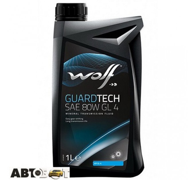  Трансмиссионное масло WOLF GUARDTECH 80W GL-4 1л