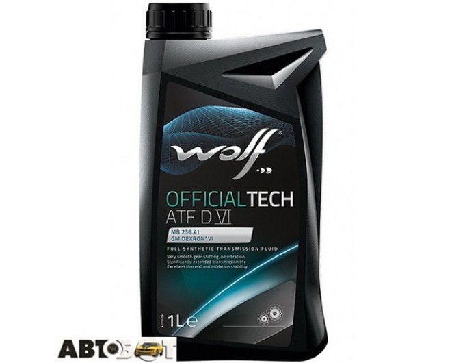 Трансмиссионное масло WOLF OFFICIALTECH ATF D VI 1л, цена: 477 грн.