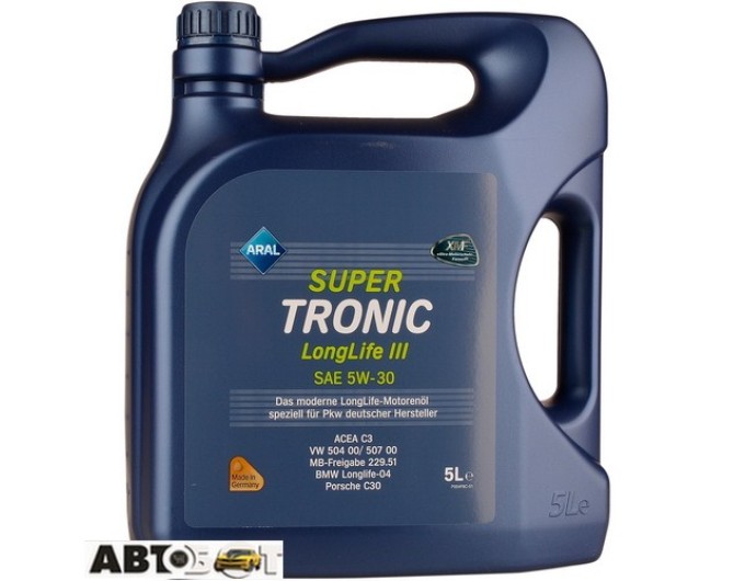 Моторное масло ARAL SuperTronic Longlife III 5W-30 5л, цена: 2 615 грн.