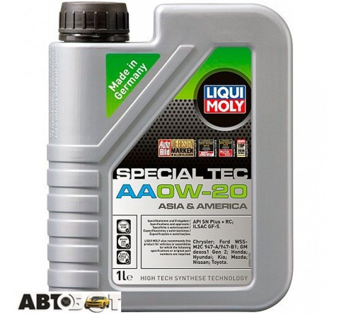 Моторное масло LIQUI MOLY LEICHTLAUF SPECIAL AA 0W-20 8065 1л, цена: 657 грн.
