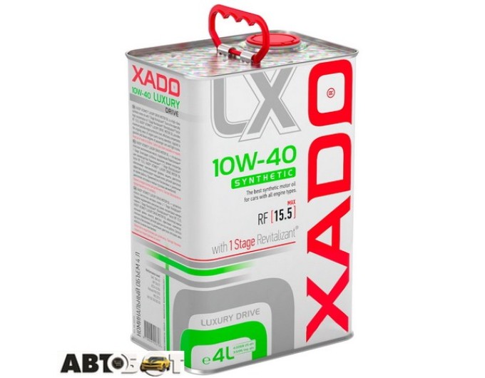 Моторное масло XADO Luxury Drive 10W-40 XA 20275 4л, цена: 2 417 грн.