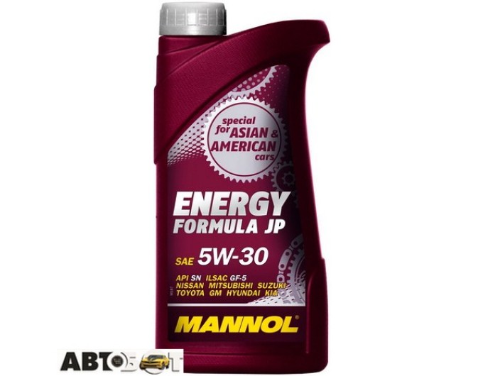 Моторное масло MANNOL ENERGY FORMULA JP 5W-30 1л, цена: 697 грн.
