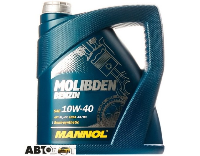 Моторное масло MANNOL MOLIBDEN BENZIN 10W-40 4л, цена: 1 809 грн.