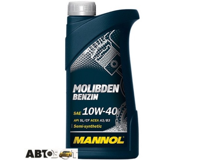 Моторное масло MANNOL MOLIBDEN BENZIN 10W-40 1л, цена: 391 грн.