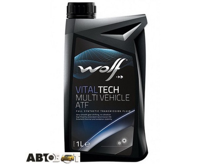 Трансмиссионное масло WOLF VITALTECH MULTI VEHICLE ATF 1л, цена: 499 грн.