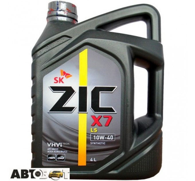  Моторное масло ZIC X7 LS 10W-40 4л