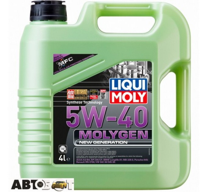 Моторна олива LIQUI MOLY Molygen New 5W-40 9054 4л, ціна: 2 660 грн.
