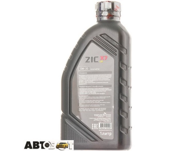 Моторное масло ZIC X7 LS 5W-30 1л, цена: 786 грн.