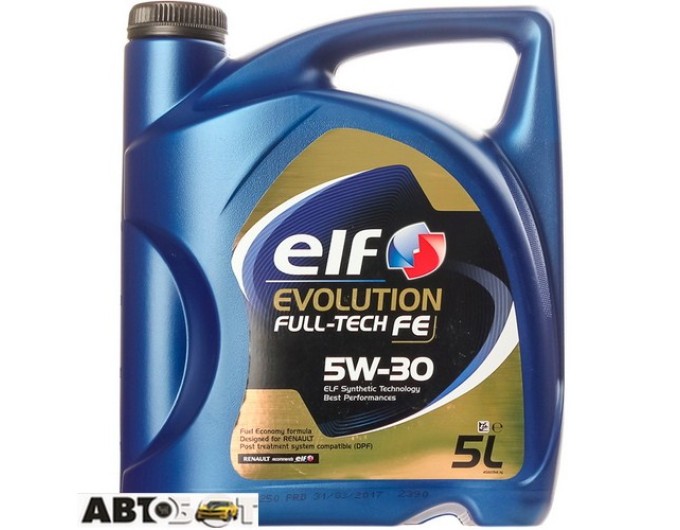 Моторное масло ELF EVOLUTION FULL-TECH FE 5W-30 5л, цена: 2 165 грн.