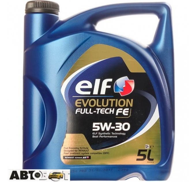 Моторное масло ELF EVOLUTION FULL-TECH FE 5W-30 5л, цена: 1 789 грн.