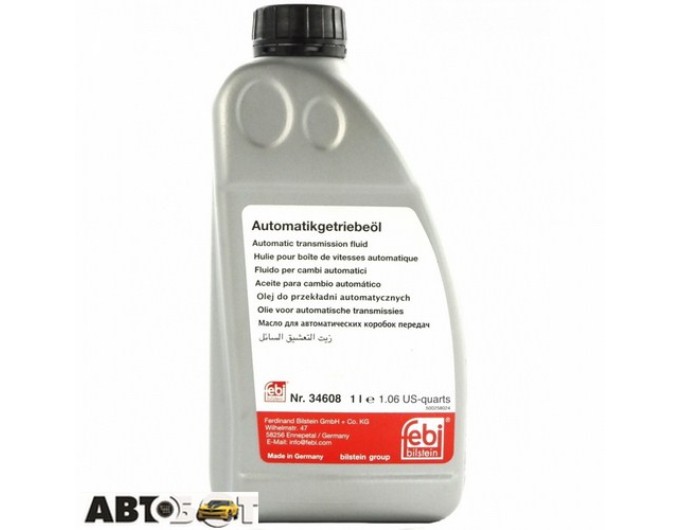 Трансмісійна олива Febi ATF 34608 1л, ціна: 1 108 грн.