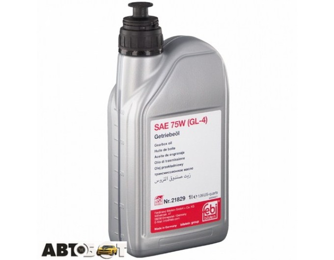 Трансмиссионное масло Febi GL-4 75W 21829 1л, цена: 1 084 грн.