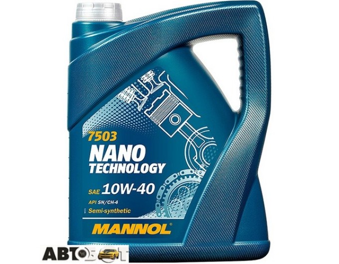 Моторное масло MANNOL NANO TECHNOLOGY 10W-40 5л, цена: 3 350 грн.