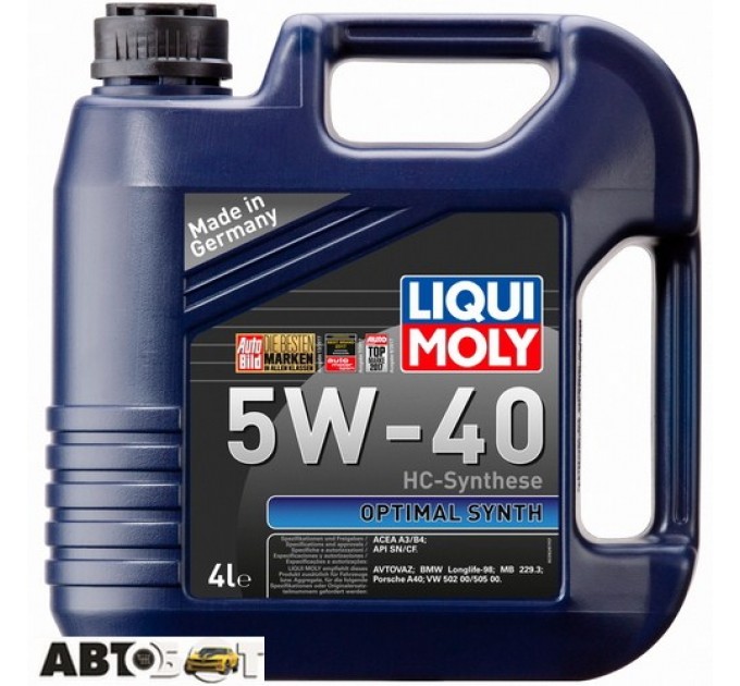 Моторное масло LIQUI MOLY OPTIMAL Synth 5W-40 3926 4л, цена: 1 808 грн.