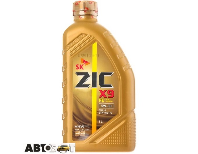 Моторное масло ZIC X9 FE 5W-30 1л, цена: 676 грн.