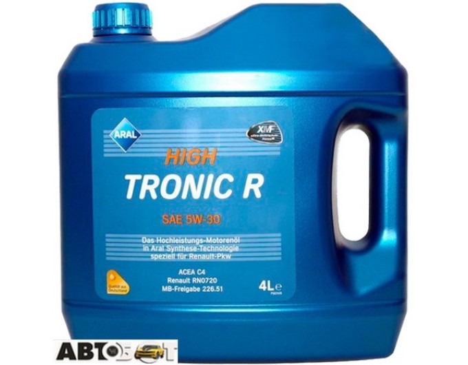 Моторное масло ARAL HighTronic R 5W-30 4л, цена: 2 661 грн.