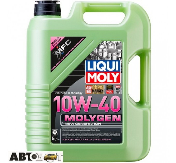 Моторное масло LIQUI MOLY New Gen Molygen 10W-40 9061(9951) 5л, цена: 2 584 грн.