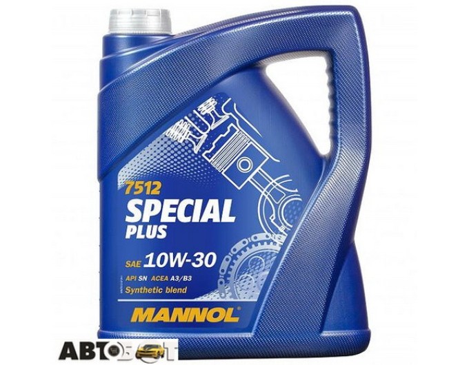 Моторна олива MANNOL SPECIAL PLUS 10W-30 7512 5л, ціна: 2 560 грн.