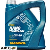 Моторна олива MANNOL NANO TECHNOLOGY 10W-40 4л