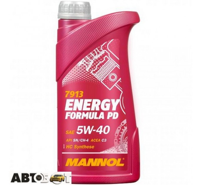 Моторна олива MANNOL ENERGY FORMULA PD 5W-40 1л, ціна: 686 грн.